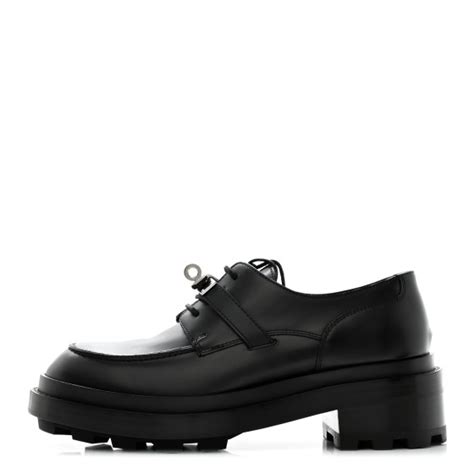 hermes first derby shoe|HERMES Calfskin First Derby Shoes 37.5 Black .